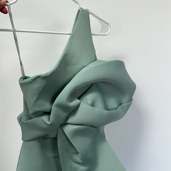 Sage wedding Dress US 4 asos design - Picture 3 of 6